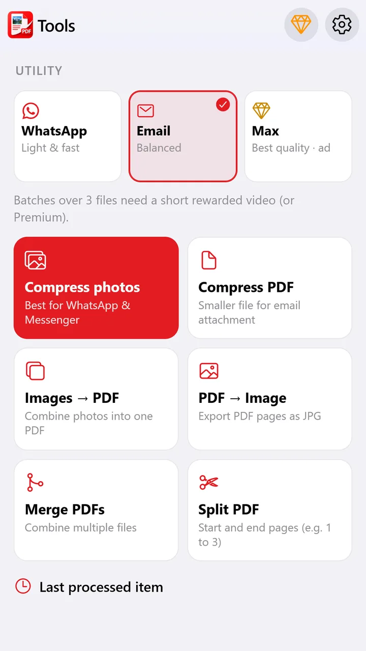 Compress and convert tools